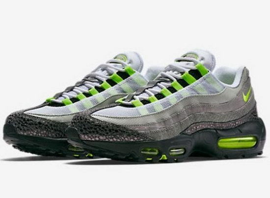 Mens Nike Air Max 95 Green Grey Black 40-47 Outlet Online